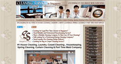 Desktop Screenshot of cleaningservice.com.sg